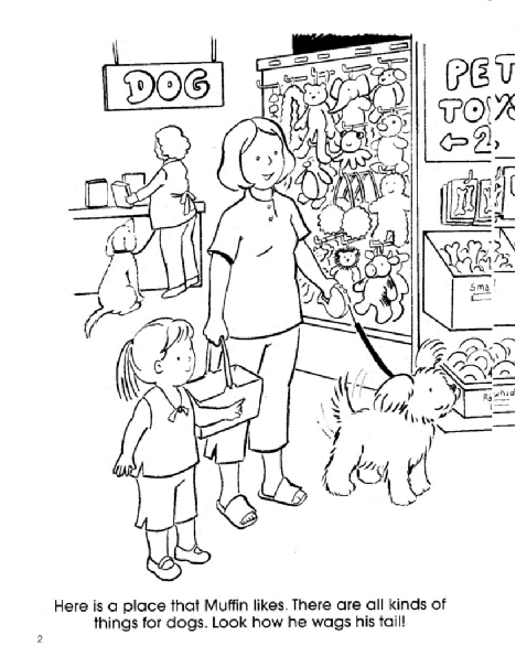 Dover Coloring Book - At the Pet Shop .pdf,第3页预览