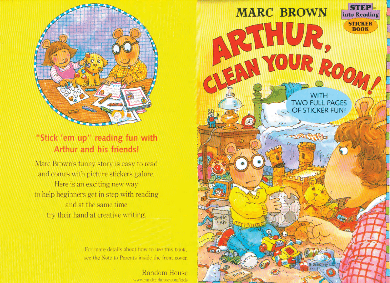 Arthur的step into reading系列—AUTHUR,CLEAN YOUR ROOM.pdf,第1页预览
