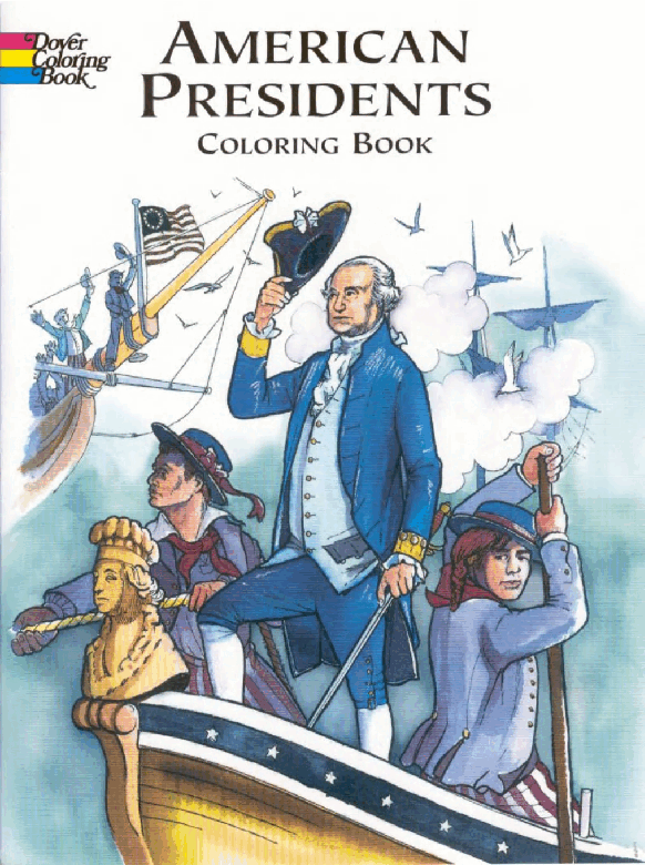 Dover Coloring Book - American Presidents Coloring Book (2001) (LQ).pdf,第1页预览