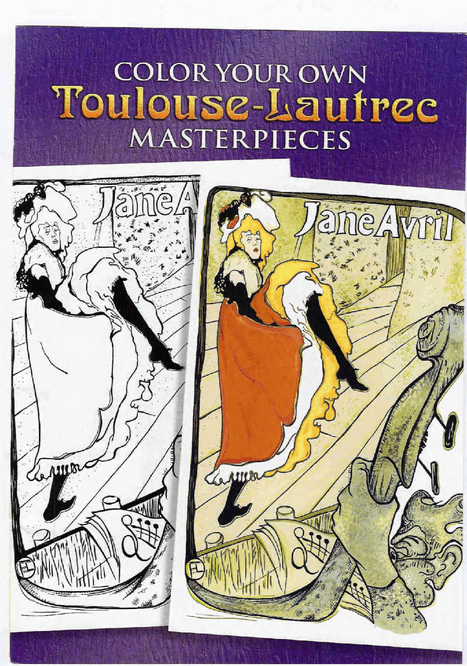 Color Your Own Toulouse-Lautrec Masterpieces (Dover).pdf,第1页预览
