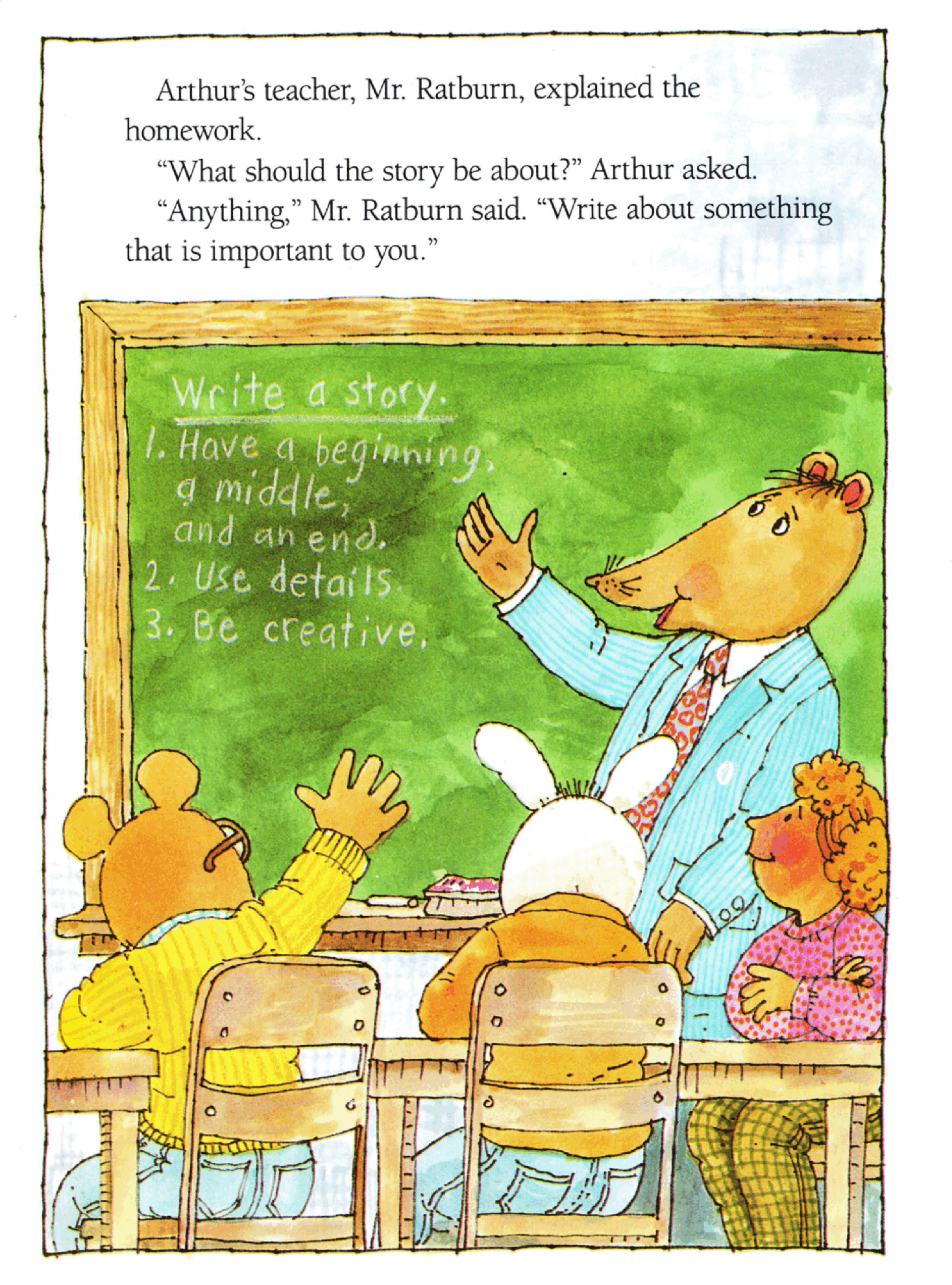 Arthur的An Arthur advanture系列Part 1-Arthur writes a story.pdf，第4页预览