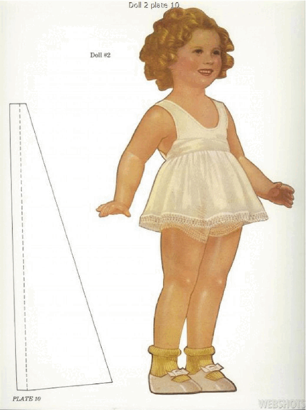 Authentic Shirley Temple Paper Dolls and Dresses (Dover).pdf,第3页预览