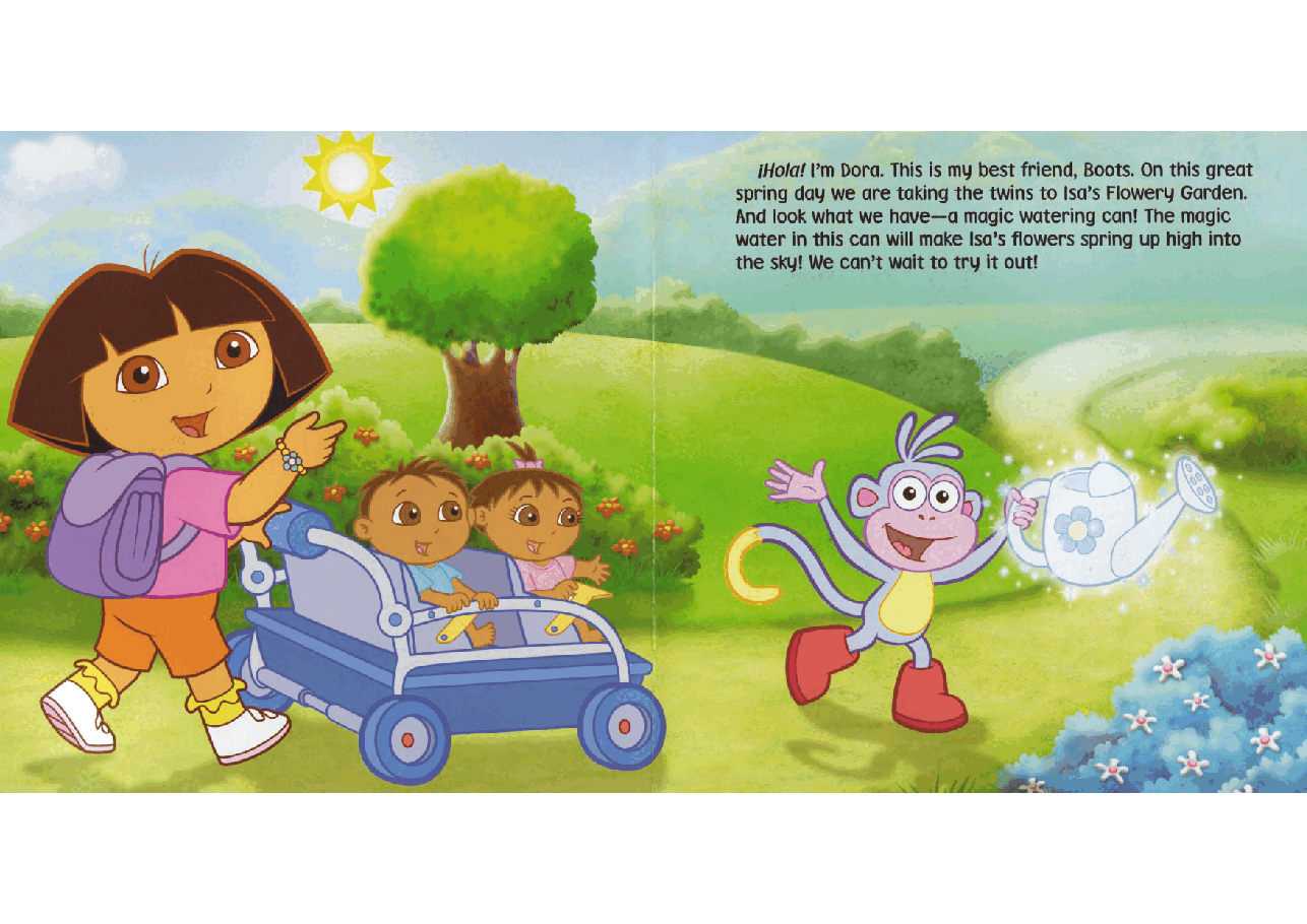 Dora's Magic Watering Can (2008.Scholastic) (Brainiac).pdf,第3页预览