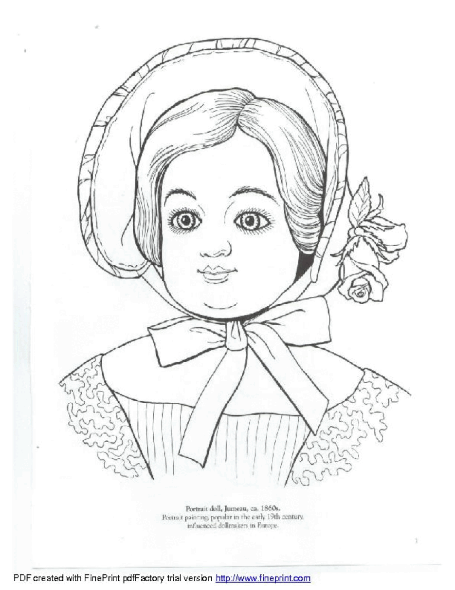 Dover Coloring Book - Antique Dolls (2000) (LQ).pdf,第4页预览