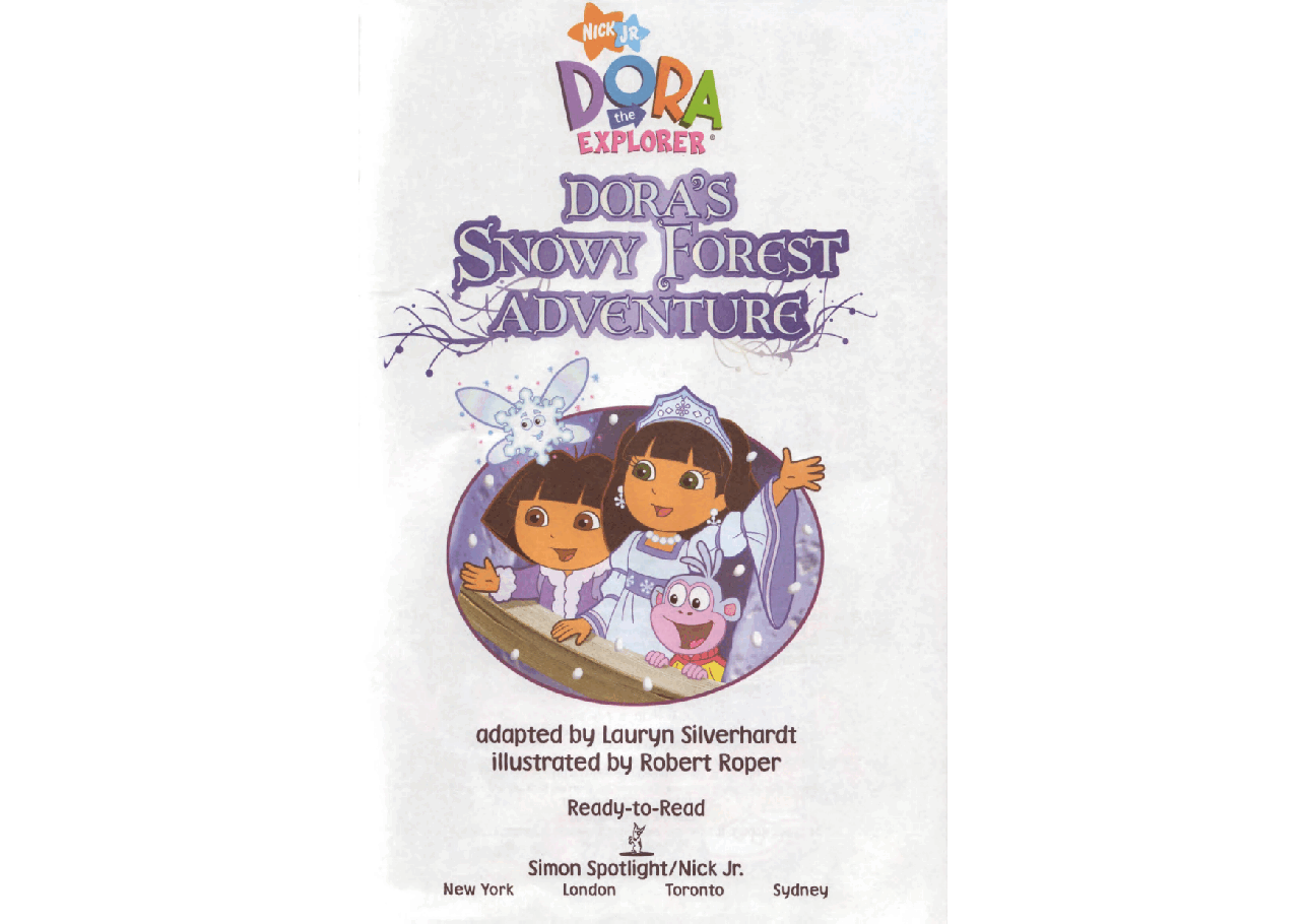 Dora's snowy forest adventure (2008.Simon Spotlight-Nick Jr.) (Brainiac).pdf,第4页预览