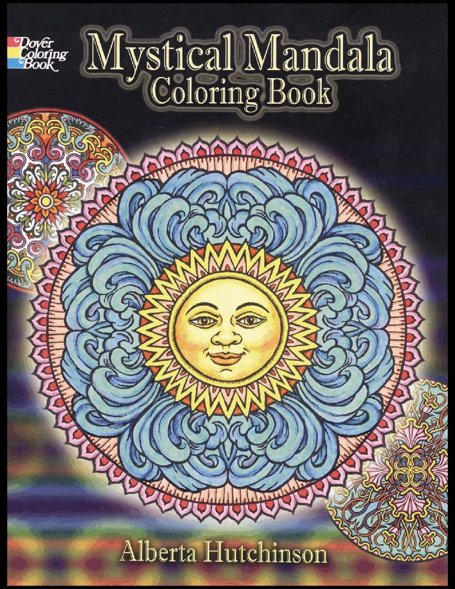 Dover Coloring Book - Mystical Mandala Coloring Book (2007).pdf,第1页预览