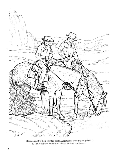 Dover Coloring Book - Favorite Horses (2005) (LQ).pdf,第4页预览