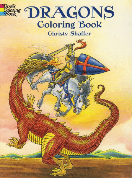 Dover Coloring Book - Dragons Coloring Book (2002) (LQ).pdf,第1页预览