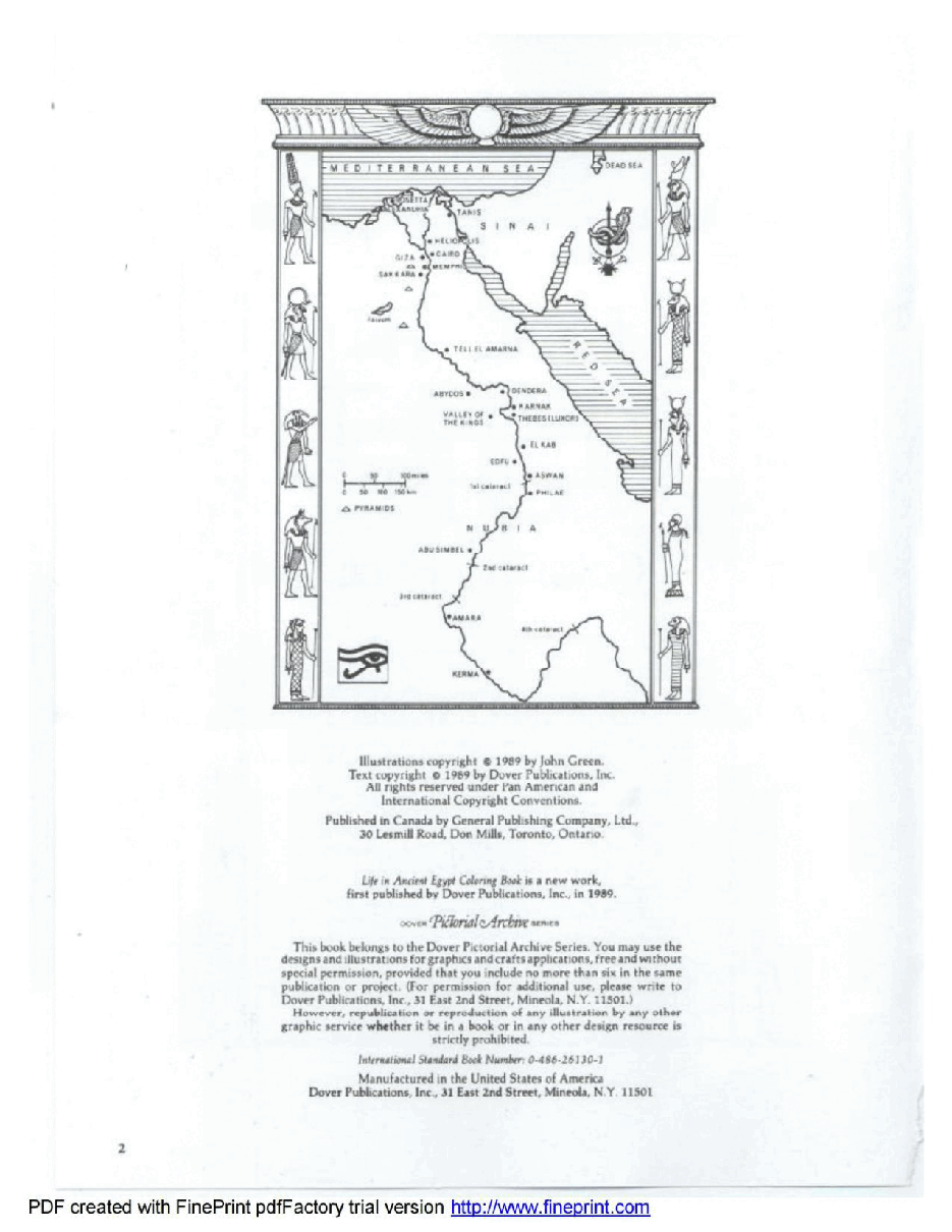 Dover Coloring Book - Life In Ancient Egypt Coloring Book (1989) (LQ).pdf,第4页预览