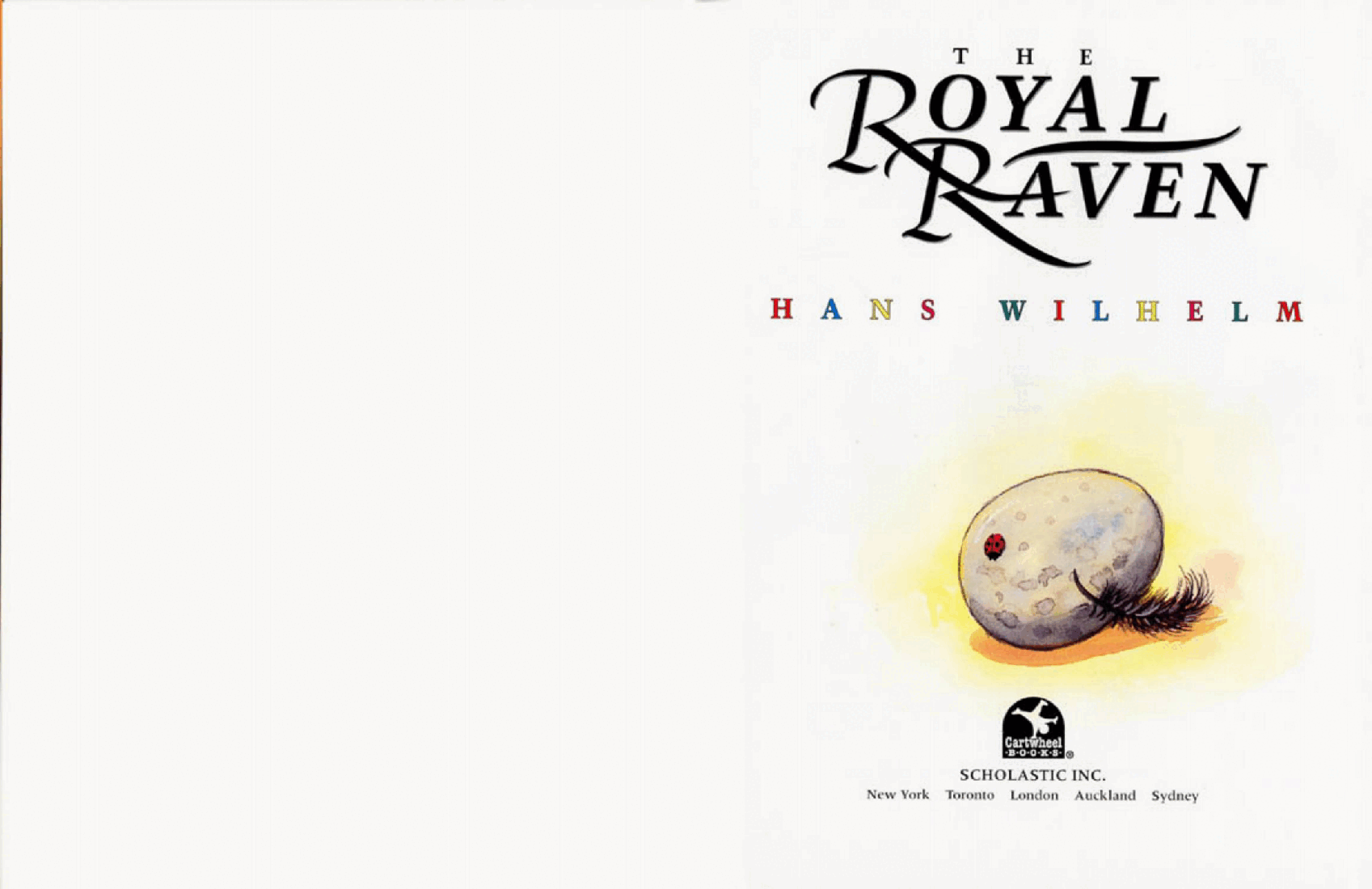The Royal Raven by Hans Wilhelm (1996) (Scholastic) (childrensbooksforever).pdf,第2页预览