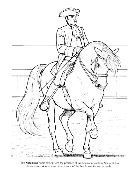 Dover Coloring Book - Favorite Horses (2005) (LQ).pdf,第3页预览