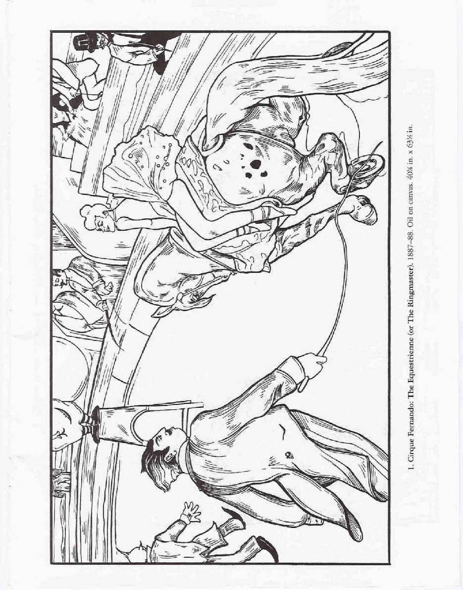 Color Your Own Toulouse-Lautrec Masterpieces (Dover).pdf,第2页预览
