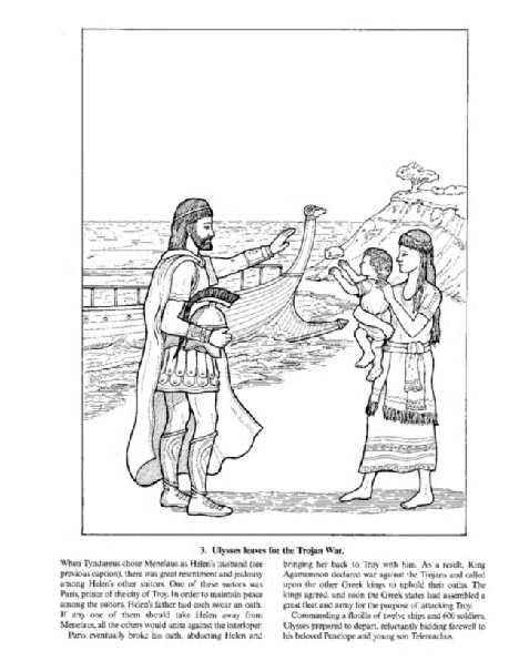 Dover Coloring Book - The Adventures of Ulysses (LQ).pdf,第4页预览