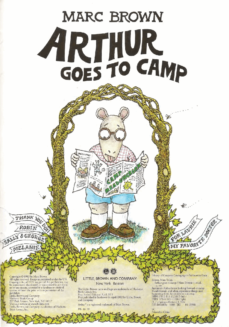 Arthur的An Arthur advanture系列Part 3—Arthur_gose_to_camp.pdf,第3页预览