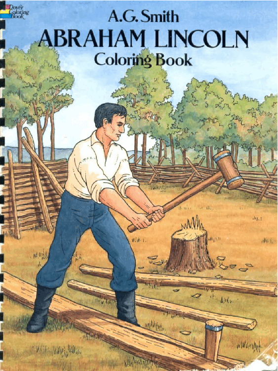 Dover Coloring Book - Abraham Lincoln Coloring Book (LQ).pdf,第1页预览