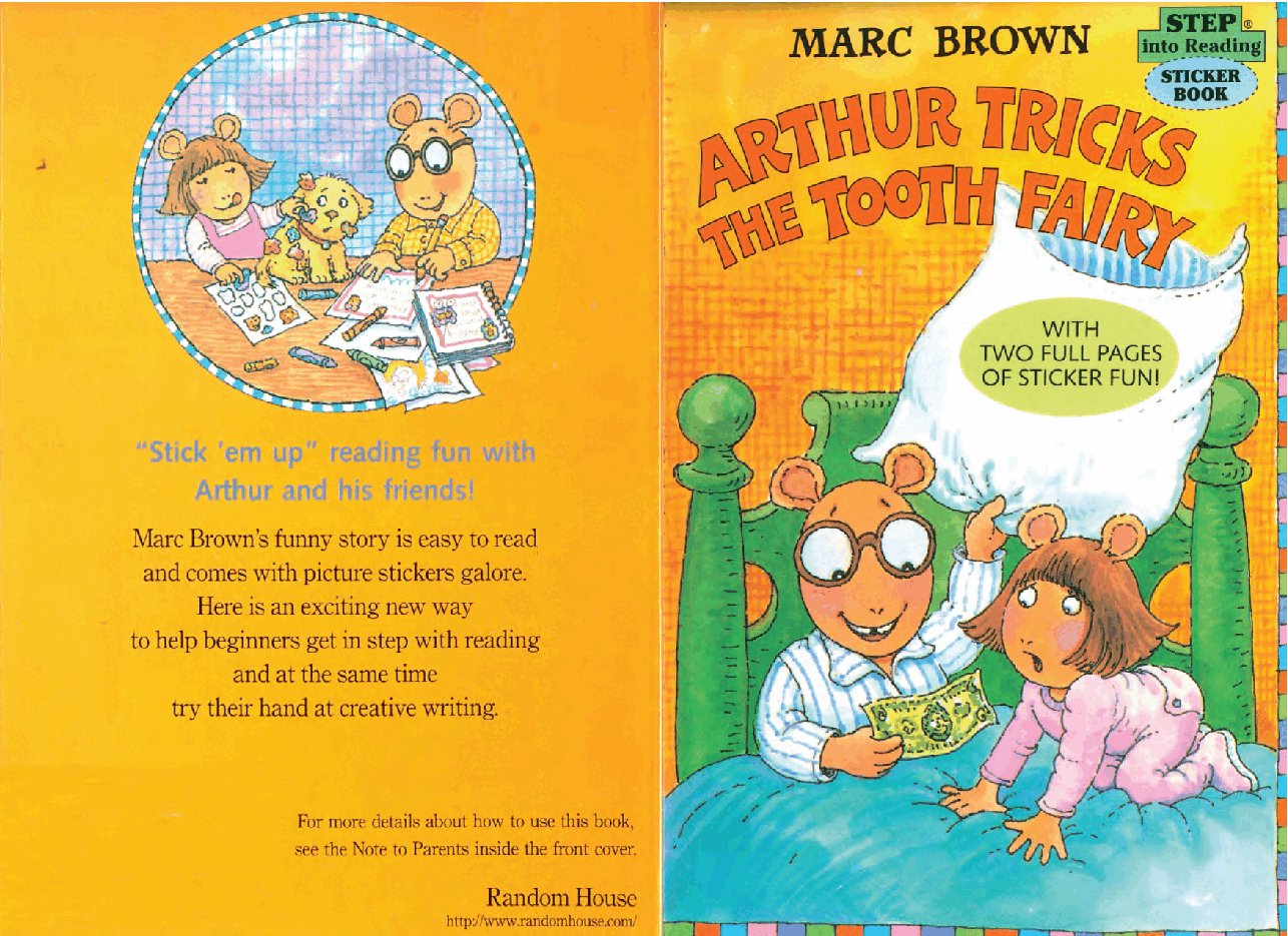 Arthur的step into reading系列—AUTHUR TRICKS THE TOOTH FAIRY.pdf，第1页预览