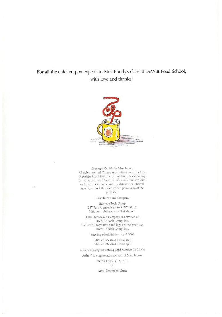 Arthur的An Arthur advanture系列Part 1-Arthur__s_chicken_pox.pdf,第4页预览