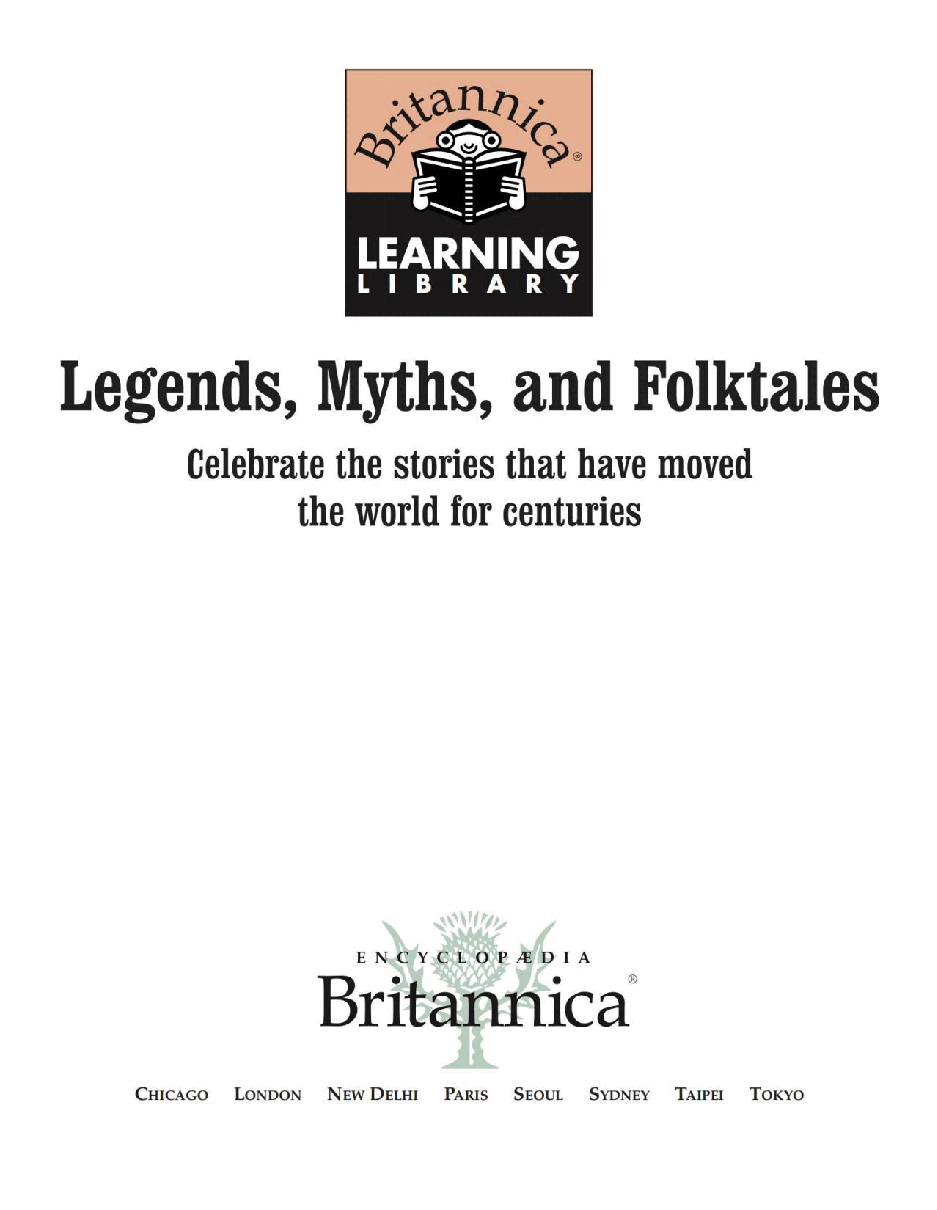 Britannica Learning Library 007 - Legends, Myths and Folktales.pdf,第2页预览