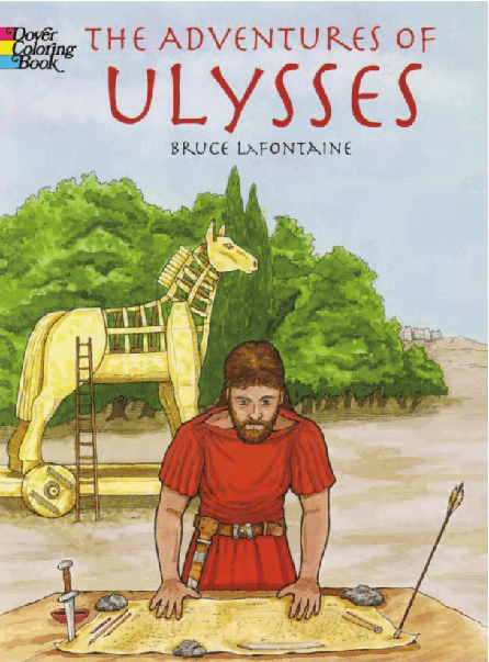 Dover Coloring Book - The Adventures of Ulysses (LQ).pdf,第1页预览