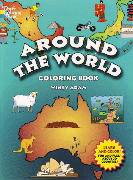 Dover Coloring Book - Around The World Coloring Book (LQ).pdf,第1页预览