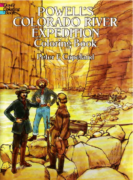 Dover Coloring Book - Powell's Colorado River Expedition Coloring Book (1993) (LQ).pdf,第1页预览