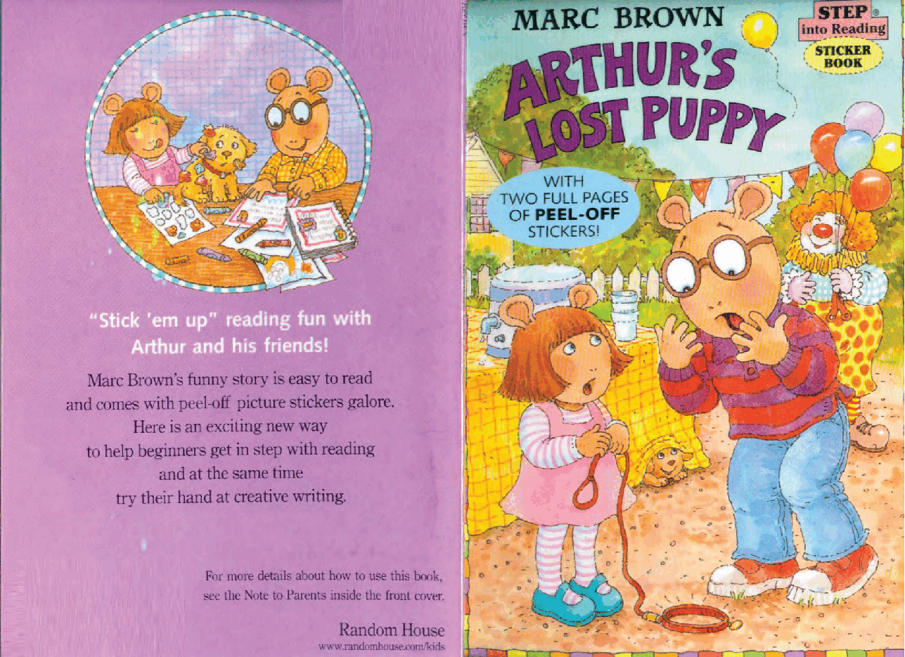 Arthur的step into reading系列—ARTHUR'S LOST PUPPY.pdf,第1页预览
