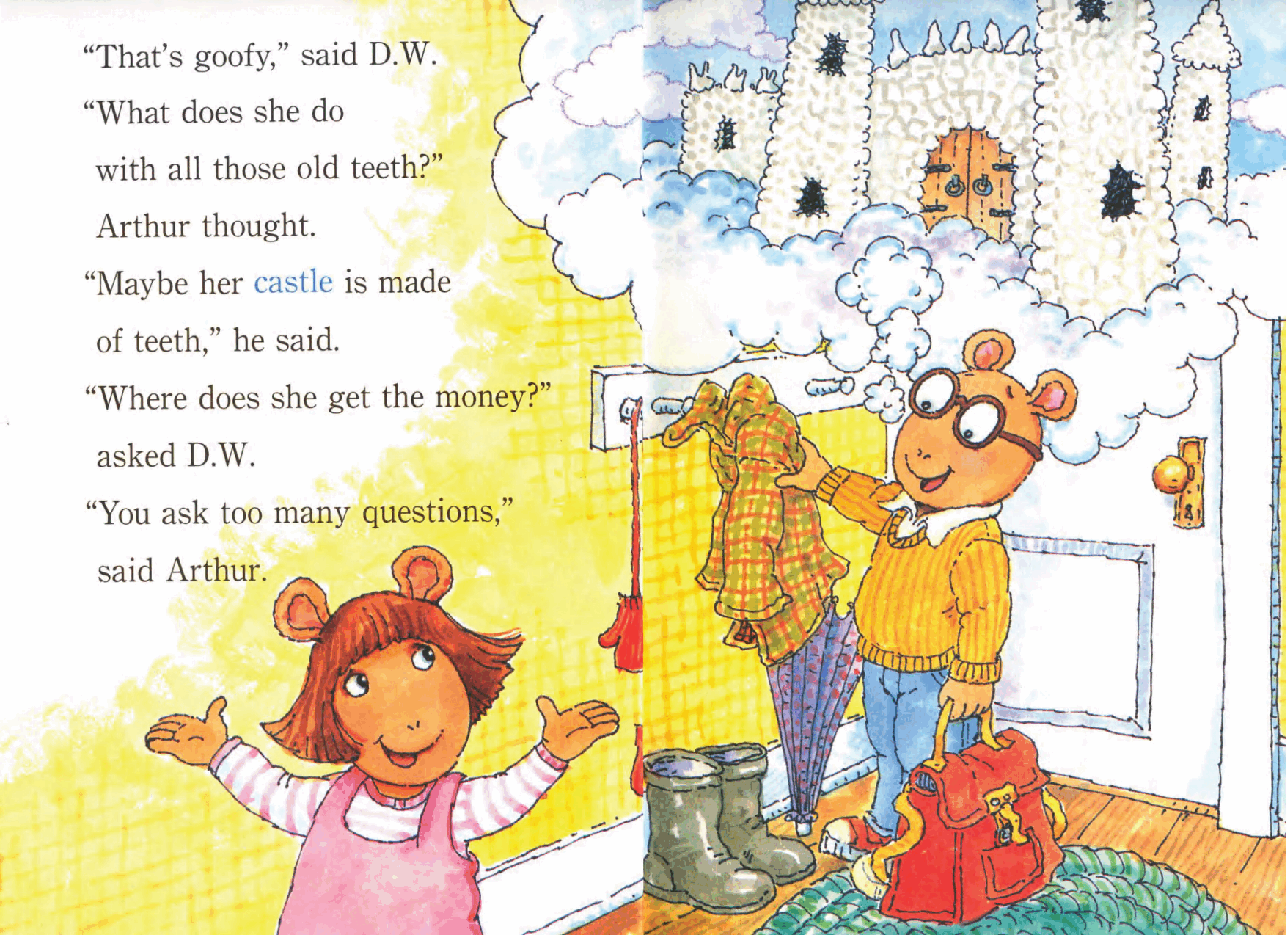 Arthur的step into reading系列—AUTHUR TRICKS THE TOOTH FAIRY.pdf，第4页预览