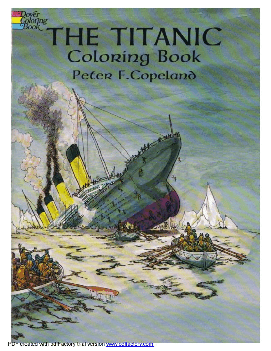 The Titanic Coloring Book (Dover Coloring Book).pdf,第1页预览