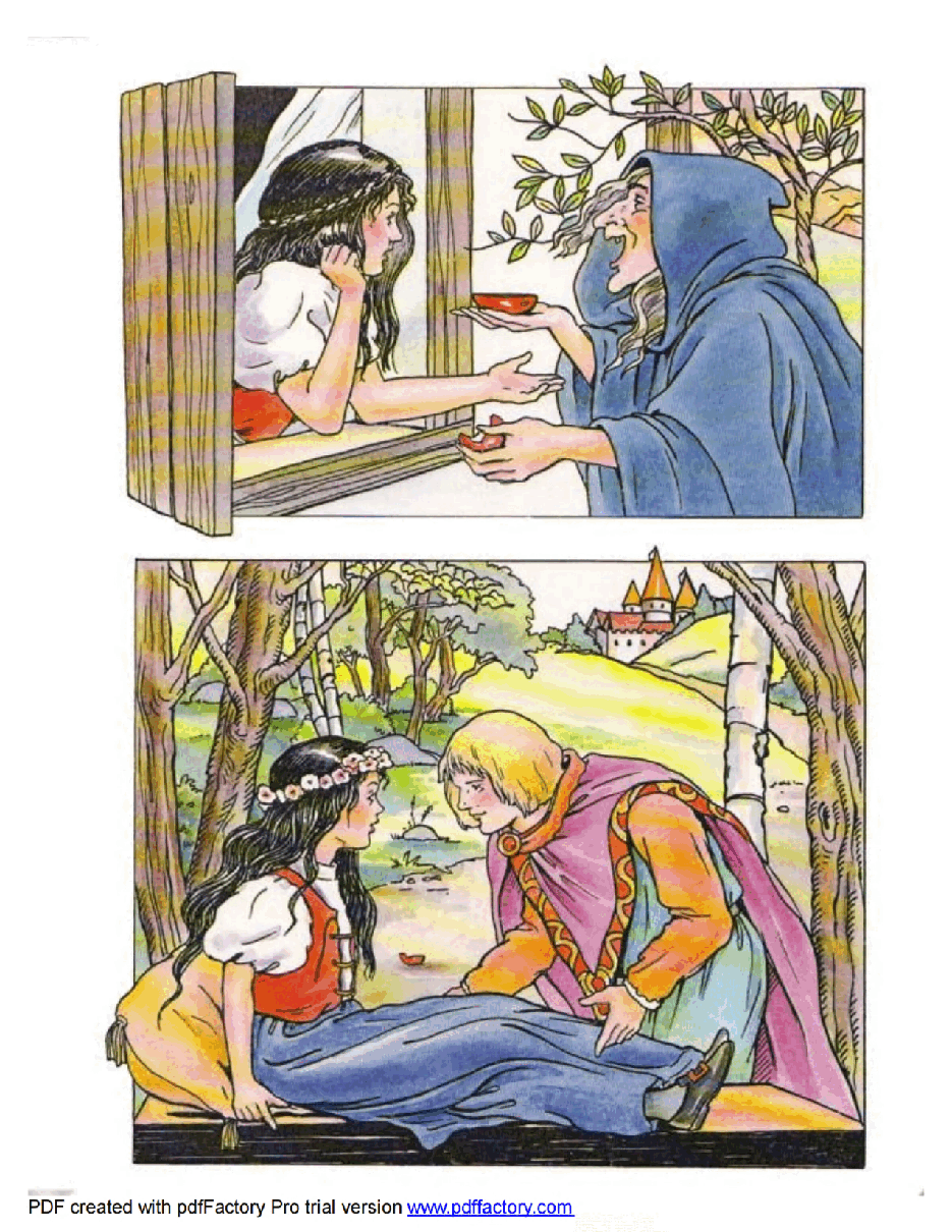 Dover Coloring Book - Snow White Coloring Book (LQ).pdf,第3页预览