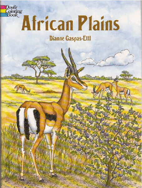 Dover Coloring Book - African Plains (LQ).pdf,第1页预览
