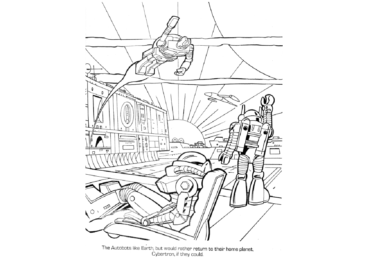 198500 Transformers - Summertime Coloring Book (Marvel Books).pdf,第4页预览