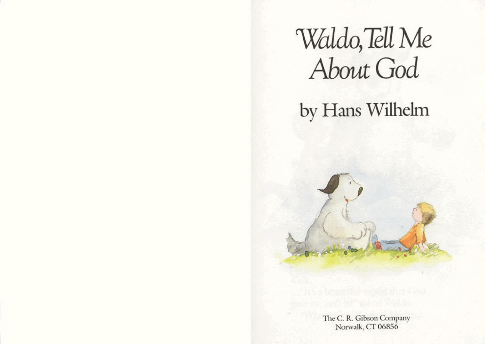 Waldo, Tell Me About God by Hans Wilhelm (childrensbooksforever).pdf,第2页预览