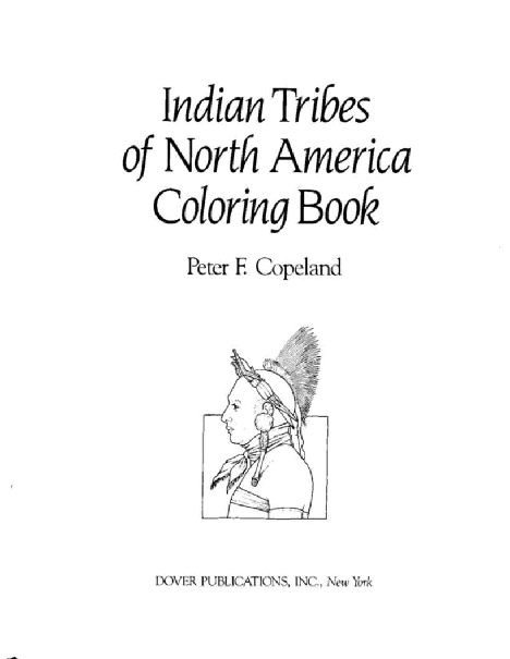Dover Coloring Book - Indian Tribes of North America Coloring Book (1990) (LQ).pdf,第3页预览
