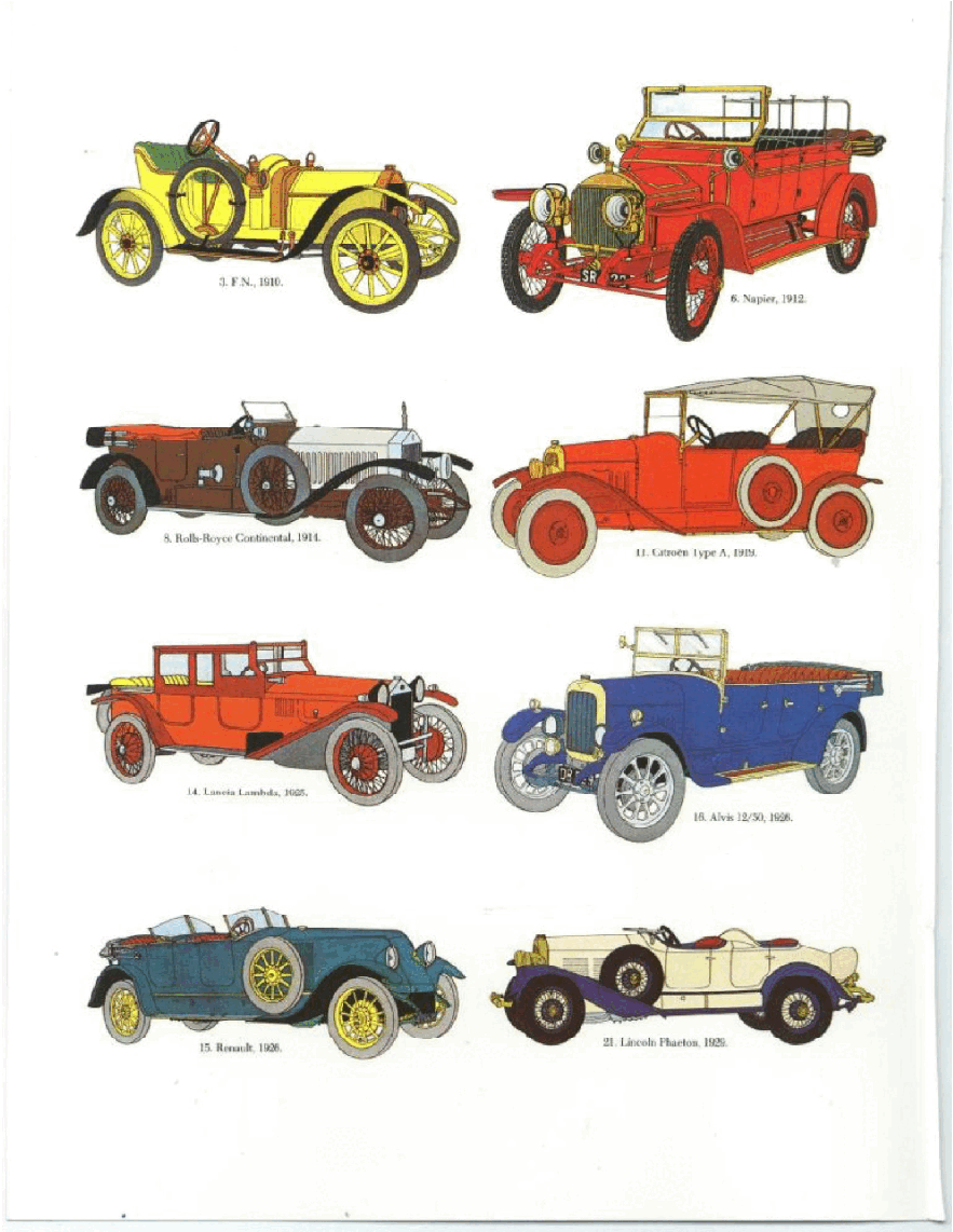 Dover Coloring Book - Classic Motorcars Coloring Book (1986).pdf,第2页预览