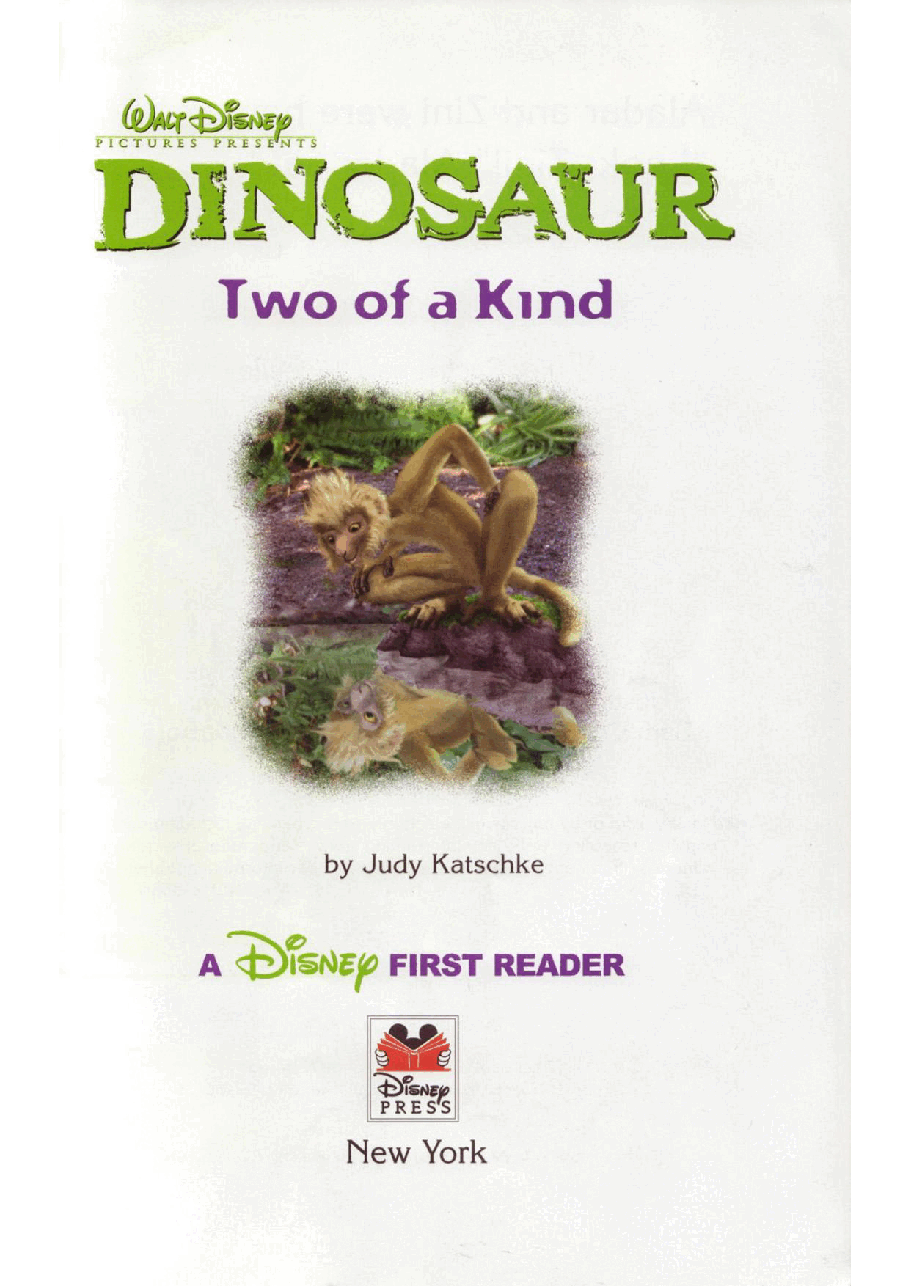 Dinosaur Two of a Kind Disney Press 2000 (Brainiac).pdf,第4页预览