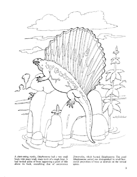 Dover Coloring Book - Before The Dinosaurs (LQ).pdf,第4页预览