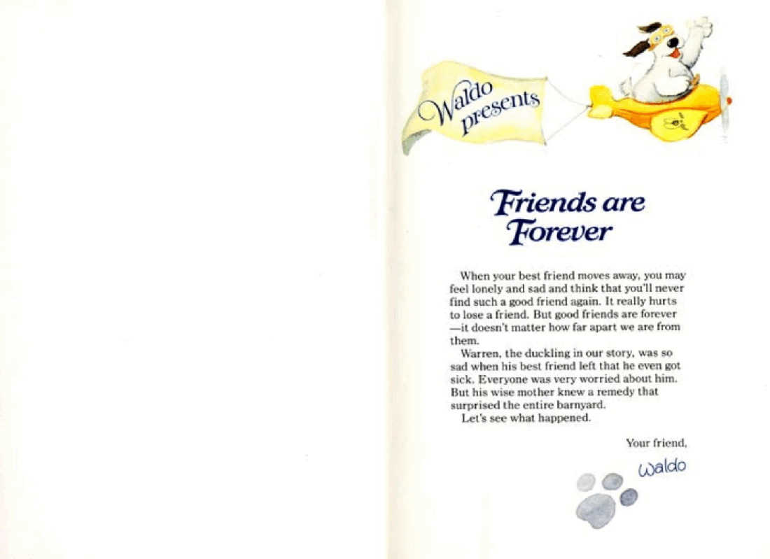 Friends Are Forever by Hans Wilhelm (childrensbooksforever).pdf,第2页预览