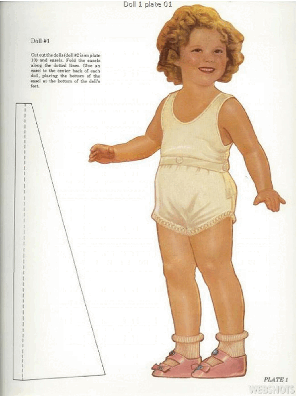 Authentic Shirley Temple Paper Dolls and Dresses (Dover).pdf,第2页预览