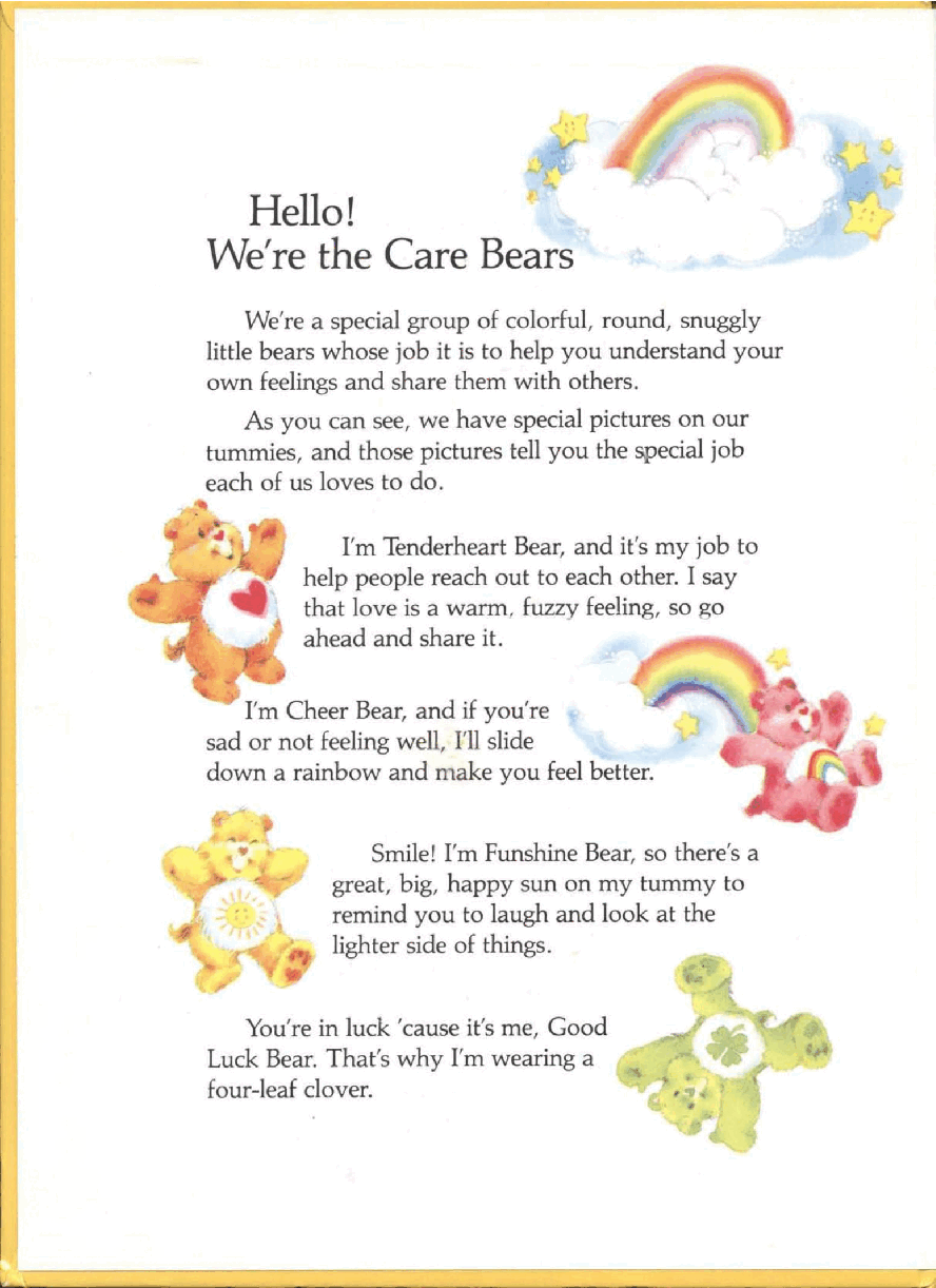A Tale From the Care Bears - The Witch Down the Street (1983) (Tinkerhelly).pdf,第2页预览