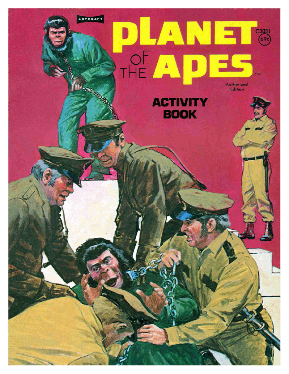 Planet Of The Apes Coloring Book - c3031.pdf，第1页预览