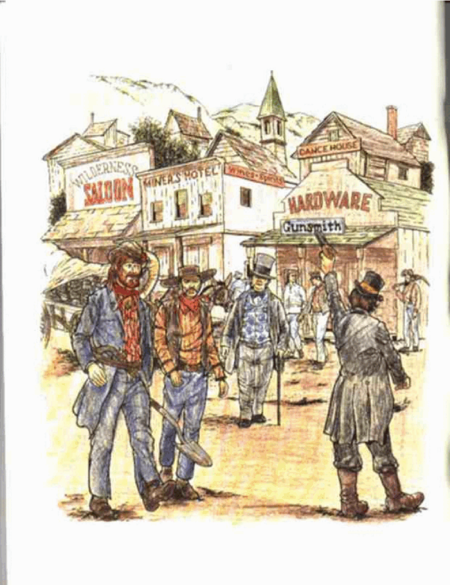 Dover Coloring Book - Story Of The California Gold Rush Coloring Book (1988) (LQ).pdf,第2页预览