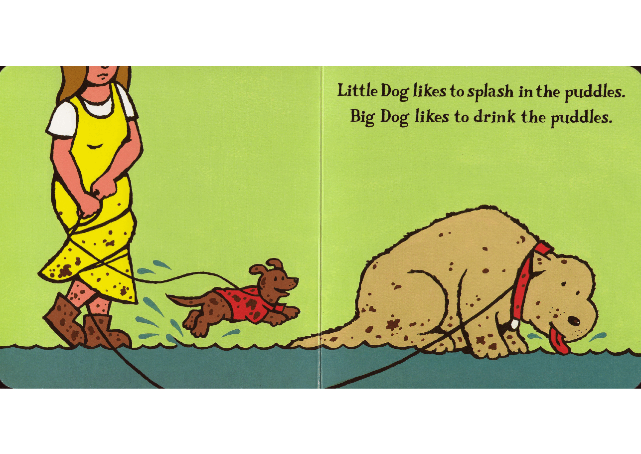 Big Dog and Little Dog Going for a Walk (1997.Red Wagon Books) (Brainiac).pdf,第4页预览