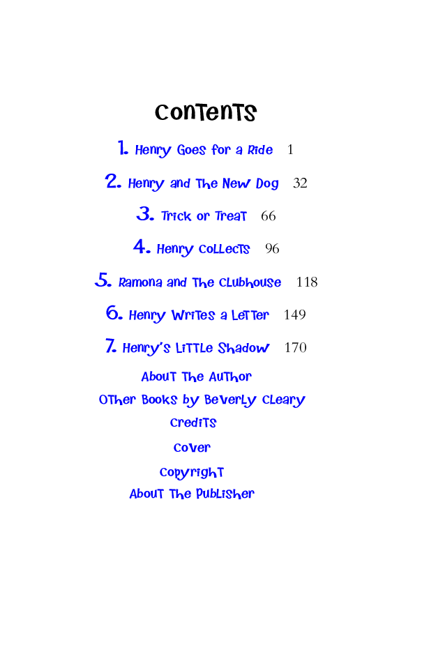 Beverly Cleary eBooks 29本Henry and the Clubhouse.pdf,第3页预览