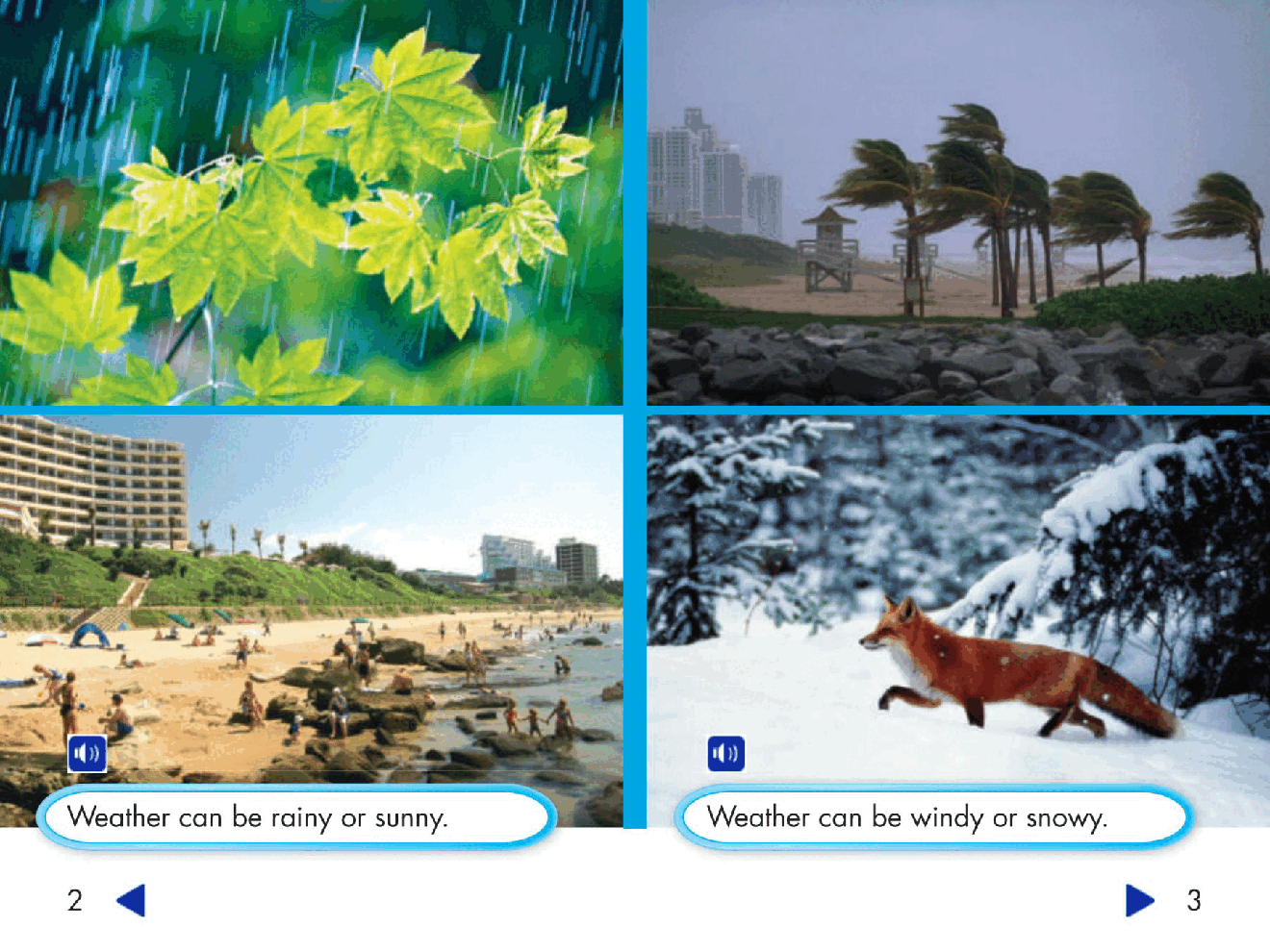 Pearson 0-6岁低幼读物Weather and Seasons.pdf,第3页预览