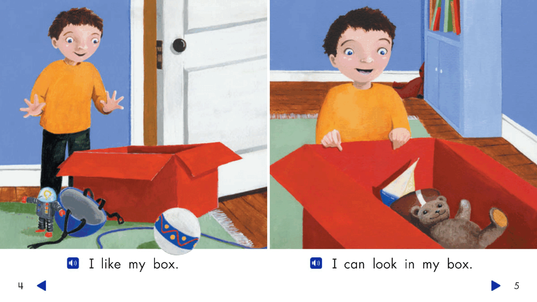 Pearson 0-6岁低幼读物Rex's Box.pdf,第4页预览