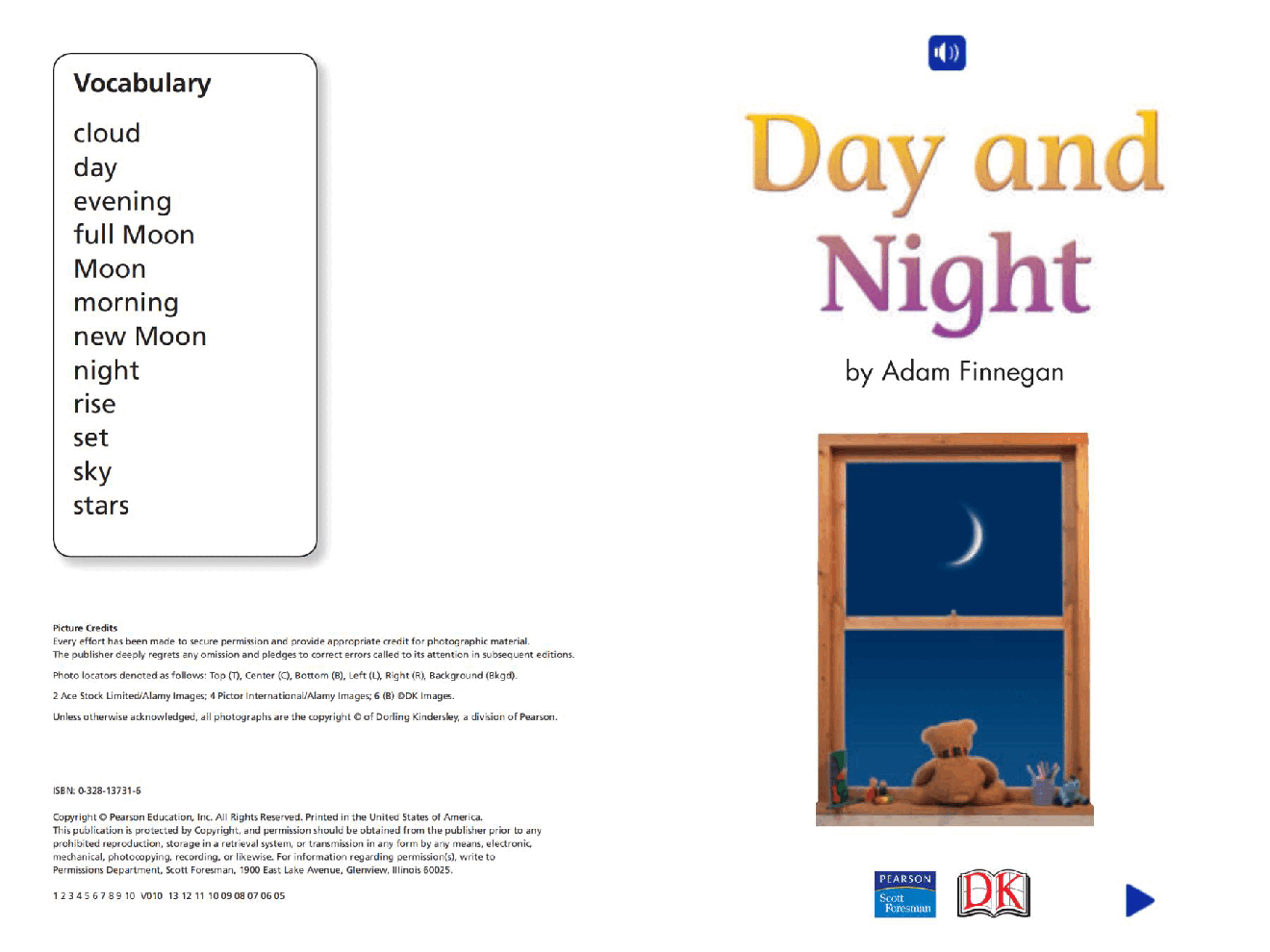 Pearson 0-6岁低幼读物Day and Night.pdf,第2页预览