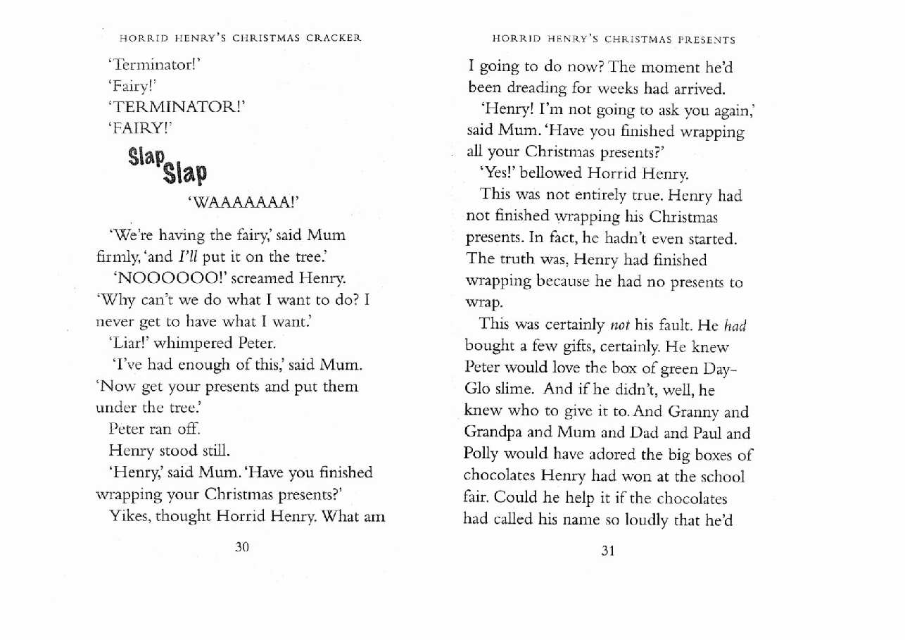 调皮的亨利英文绘本2 Horrid Henry's Christmas Presents.pdf,第4页预览