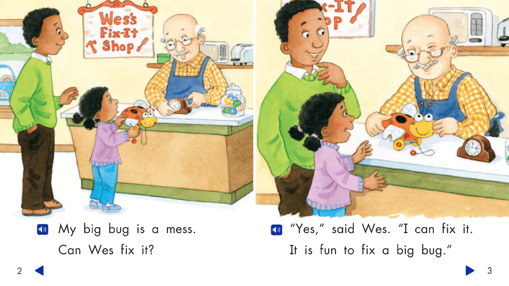 Pearson 0-6岁低幼读物The Big Bug.pdf，第3页预览