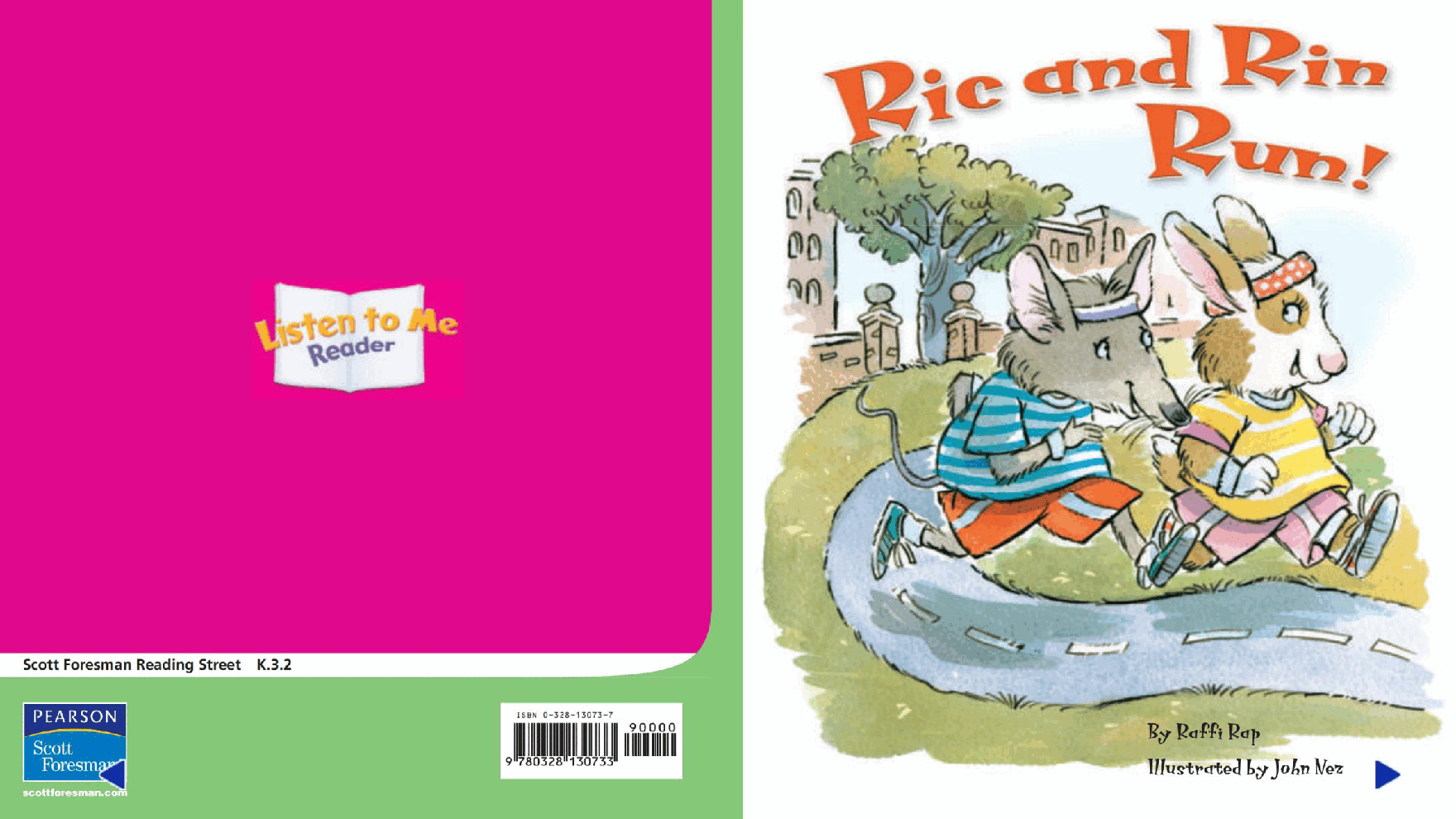 Pearson 0-6岁低幼读物Ric and Rin Run!.pdf,第1页预览