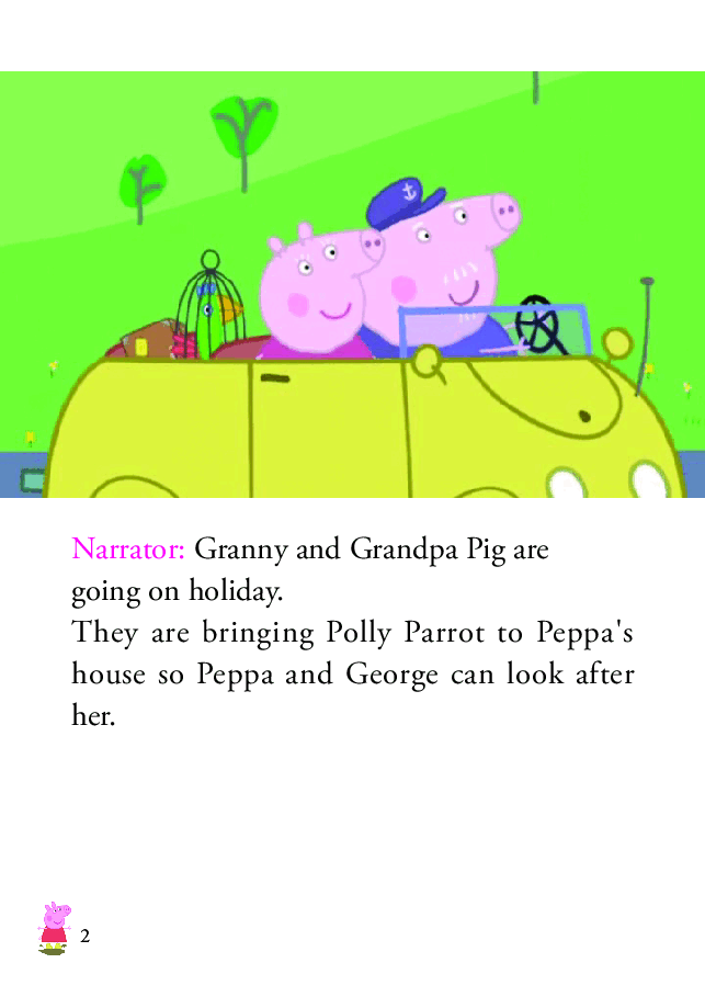 粉红猪小妹第2季53本自制绘本S2-04 Polly's Holiday.pdf，第2页预览